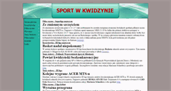 Desktop Screenshot of kwidzynsport.ckj.edu.pl