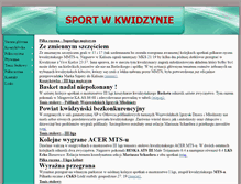 Tablet Screenshot of kwidzynsport.ckj.edu.pl